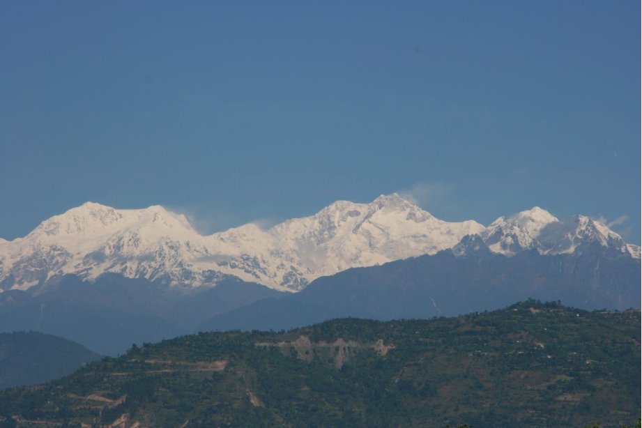 The Himalayan Mountains near the Darjeeling region.